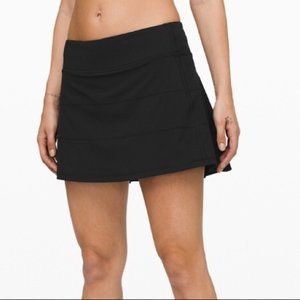 LULULEMON Pace Rival Skirt tennis skort Size 6 black